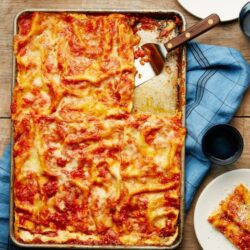 All-Crust Sheet-Pan Lasagna