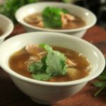 ‘Spring Chicken’ Soup with Artichokes, White Beans and Lemongrass