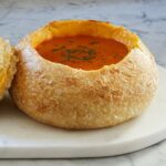 Grilled Cheese And Tomato Soup Bread Bowl