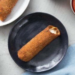 Mozzarella-Stuffed Fried Manicotti