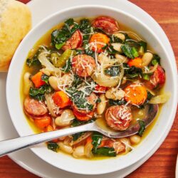 Slow-Cooker Sausage and White Bean Soup