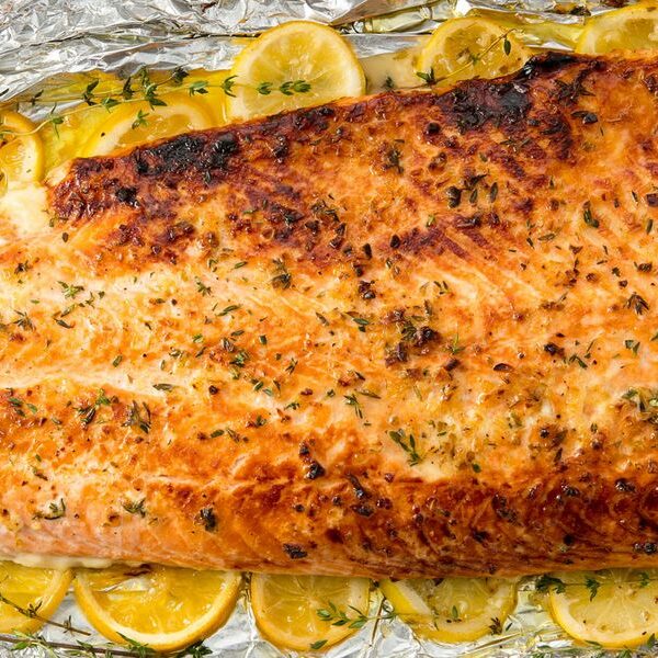 Baked Garlic Butter Salmon - 5* trending recipes with videos