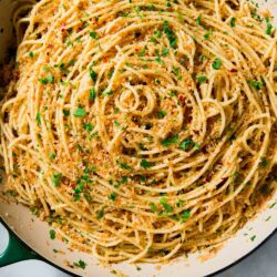 Garlicky Spaghetti