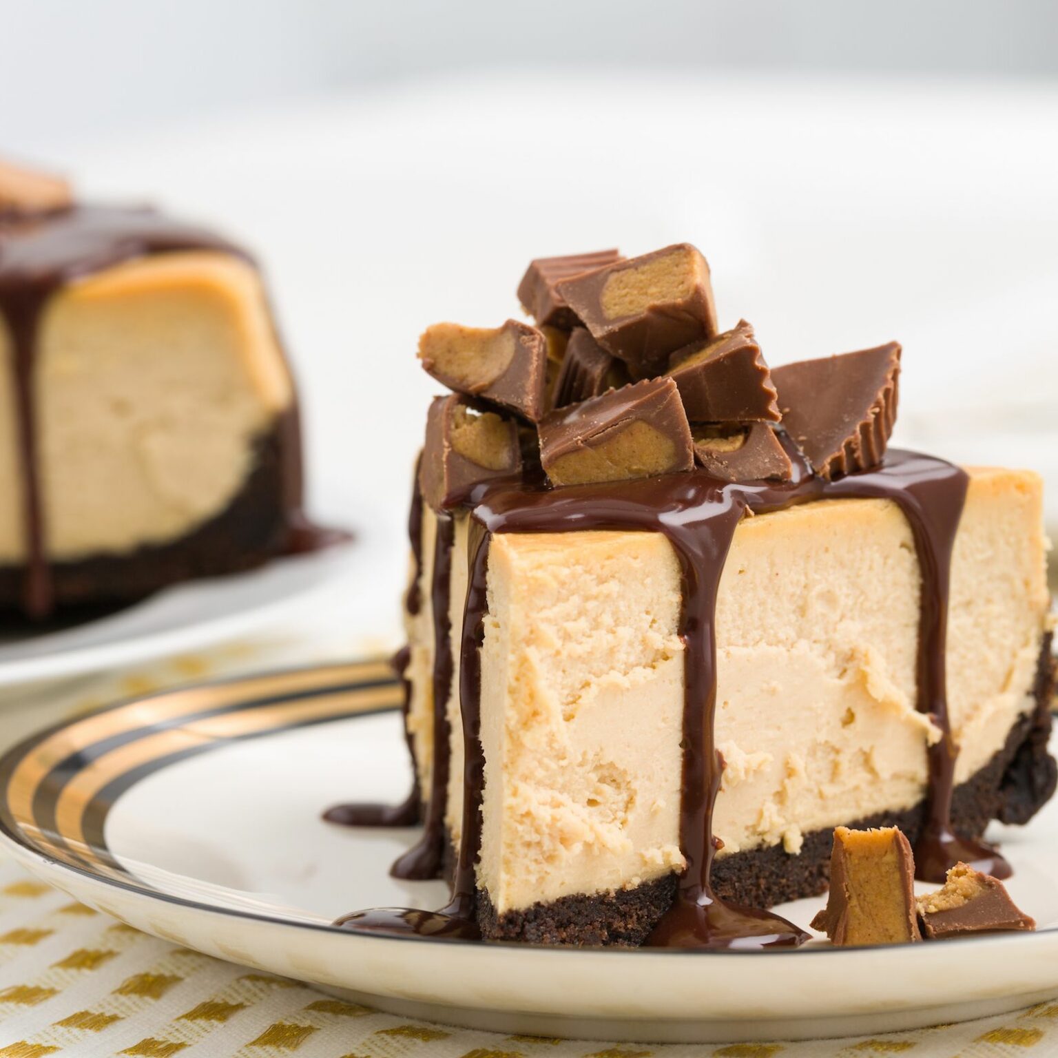 Chocolate Peanut Butter Cheesecake