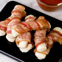 Bacon-Wrapped Mozzarella Sticks