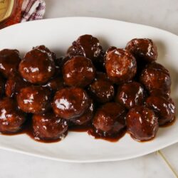 Crown Royal Glazed Meatballs