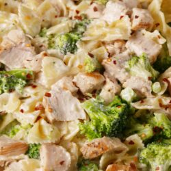 Creamy Chicken & Broccoli Bowties