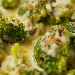 Cheesy Baked Broccoli