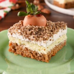 Carrot Patch Cheesecake Bars