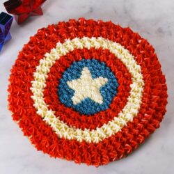 Captain America Cookie Cake