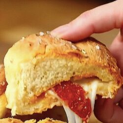 Giant Pepperoni Pizza Knot