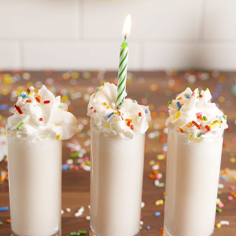 Birthday Cake Shots - 5* trending recipes with videos