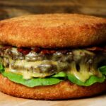 Giant Mac ‘N’ Cheese Bun Burger