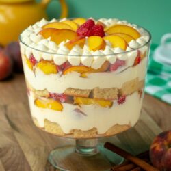 Peaches and Cream Trifle