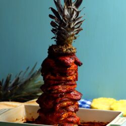 Hawaiian Chicken Kebab Tower