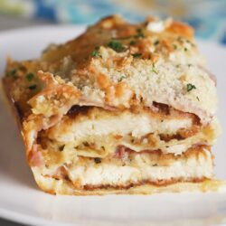 Chicken Cordon Bleu Lasagna