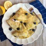Lemon Poppyseed Crêpes with Blueberry Cream Cheese Filling