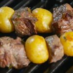 Steak And Potatoes On A Stick