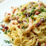 Shrimp Spaghetti Carbonara