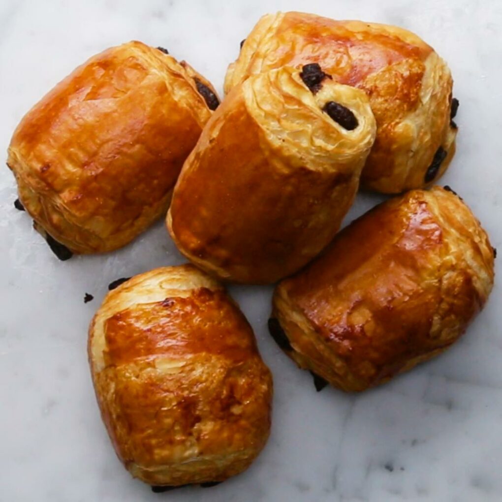 Homemade Chocolate Croissants Pain Au Chocolat