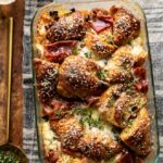 Ham and Cheese Croissant Bake