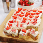 Strawberry milkshake cake