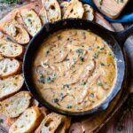 Hot Caramelized Onion Dip with Brie