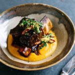 Beef Short Ribs with Pumpkin, Maple and Paprika Puree