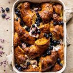 Berry and Cream Cheese Croissant French Toast Bake