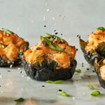 Baked Salmon Sushi Cups
