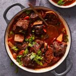 Braised Short Ribs with 40 Cloves of Garlic