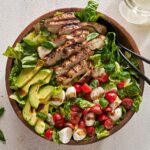 Chicken-Avocado Caprese Salad