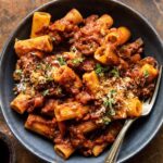 Slow Cooker Saucy Sunday Bolognese Pasta