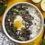 Black Beans with Eggs