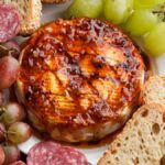 Baked Brie with Honey Chili Oil