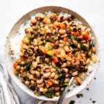 Slow Cooker Black Eyed Peas with Ham